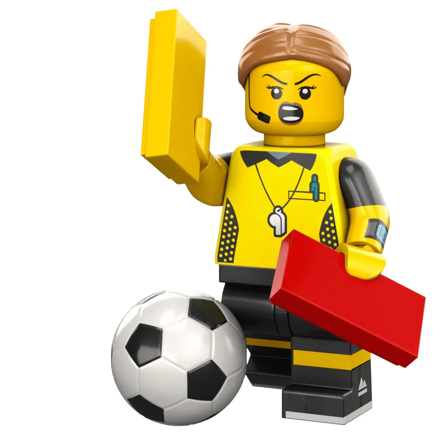LEGO Minifigur Serie 24 Fussball Schiedsrichter - col411 Spiele Pirat