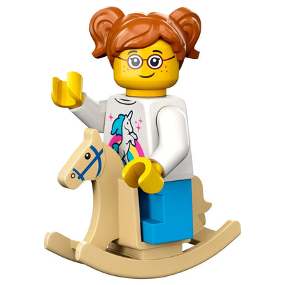LEGO Minifigur Serie 24 Schaukelpferd Reiterin - col422 Spiele Pirat