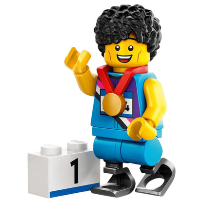LEGO Minifigur Serie 25 Paralympic Sprinter - col427 Spiele Pirat