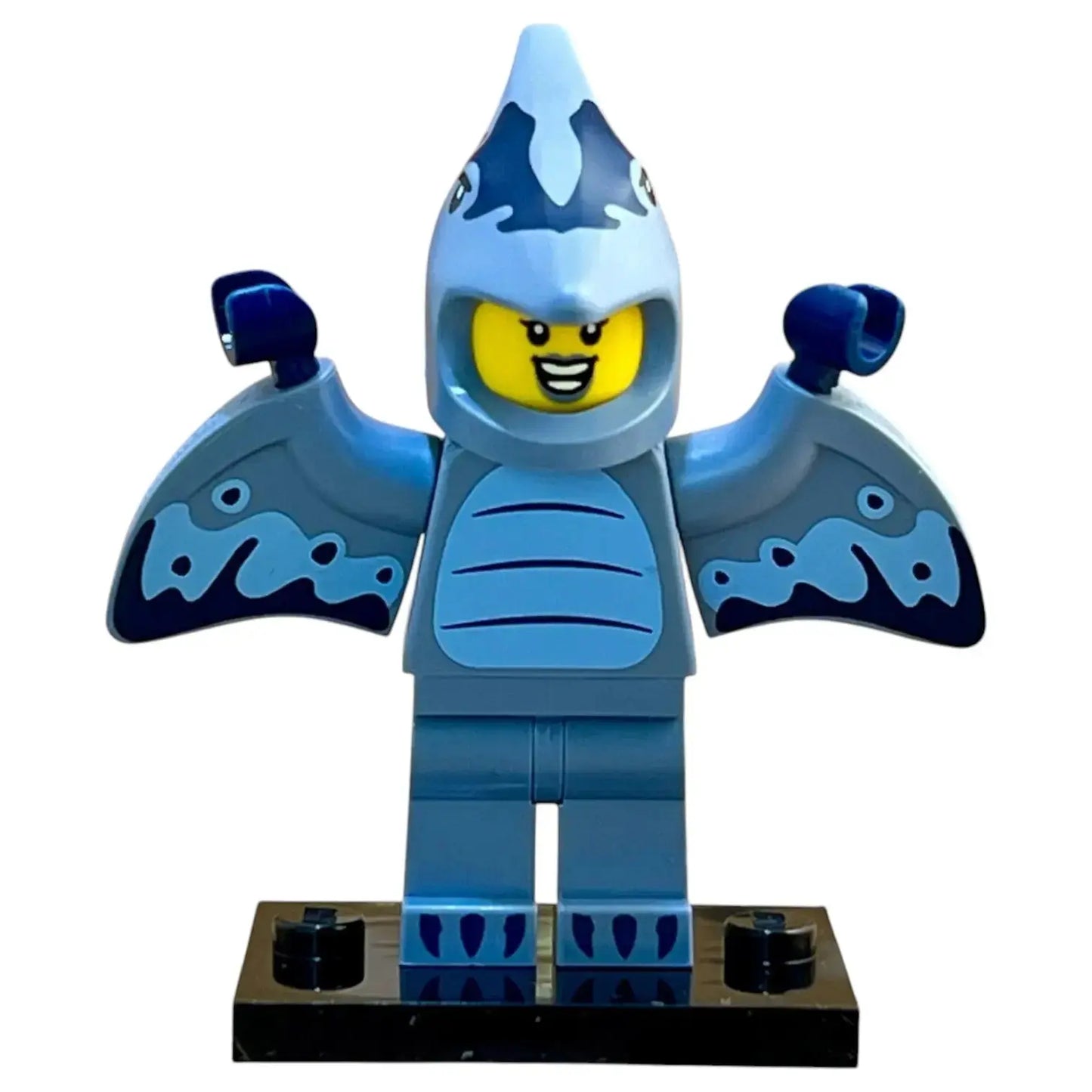 LEGO Minifigur Serie 27 Fan im Pterodaktylus-Kostüm - col454 Spiele PIrat