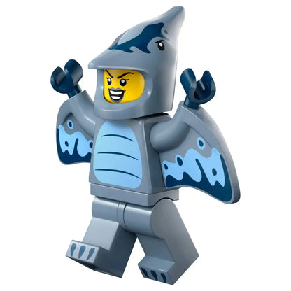 LEGO Minifigur Serie 27 Fan im Pterodaktylus-Kostüm - col454 Spiele PIrat