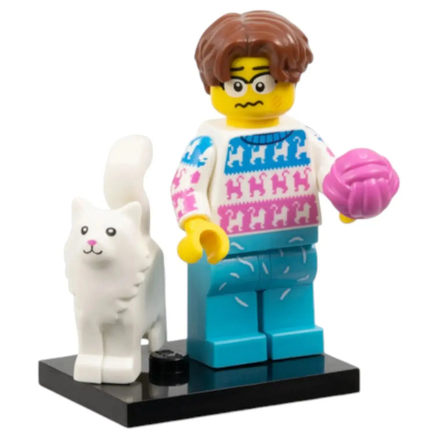 LEGO Minifigur Serie 27 Katzenliebhaber - col459 Spiele PIrat