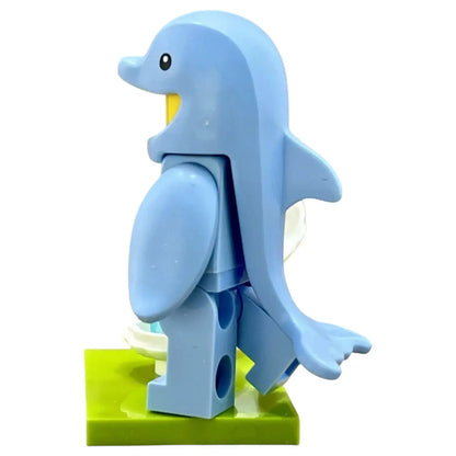 LEGO Minifigur Serie 28 Tiere Fan im Delphinkostüm - col472 Spiele PIrat