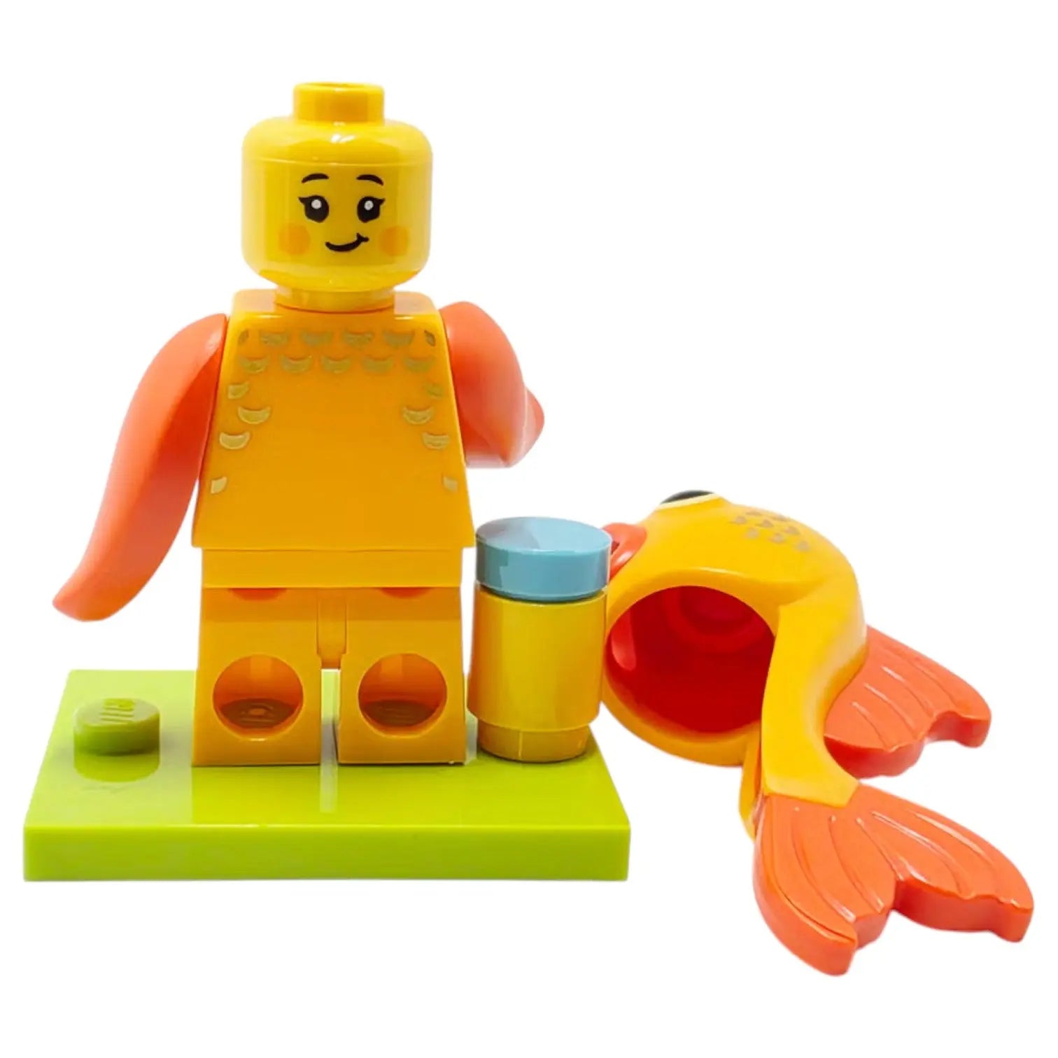 LEGO Minifigur Serie 28 Tiere Fan im Goldfischkostüm - col463 Spiele PIrat