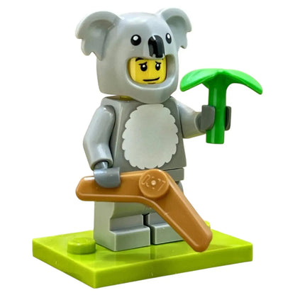 LEGO Minifigur Serie 28 Tiere Fan im Koalakostüm - col466 Spiele PIrat