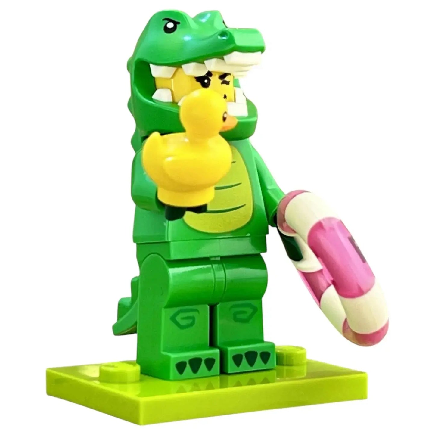 LEGO Minifigur Serie 28 Tiere Fan im Krokodilkostüm - col468 Spiele PIrat