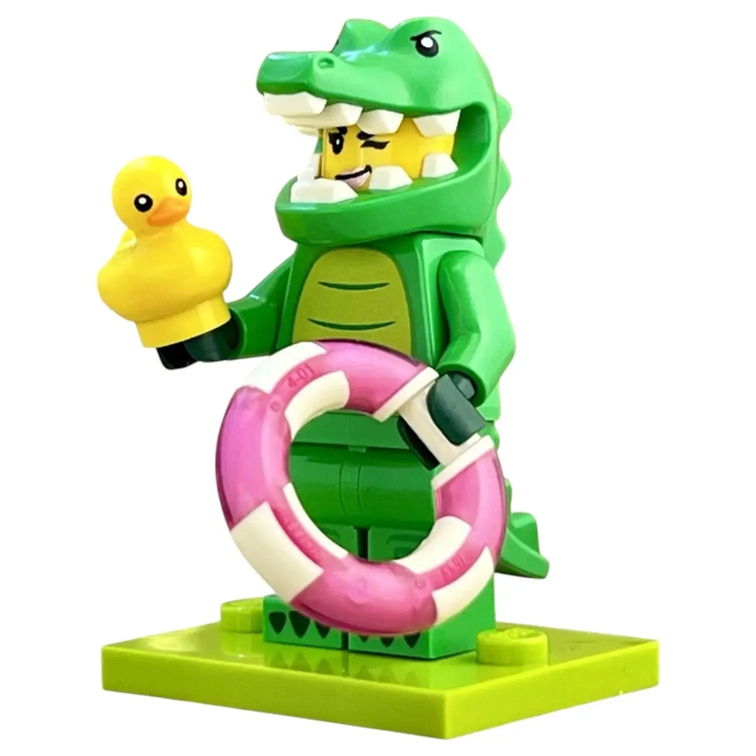 LEGO Minifigur Serie 28 Tiere Fan im Krokodilkostüm - col468 Spiele PIrat