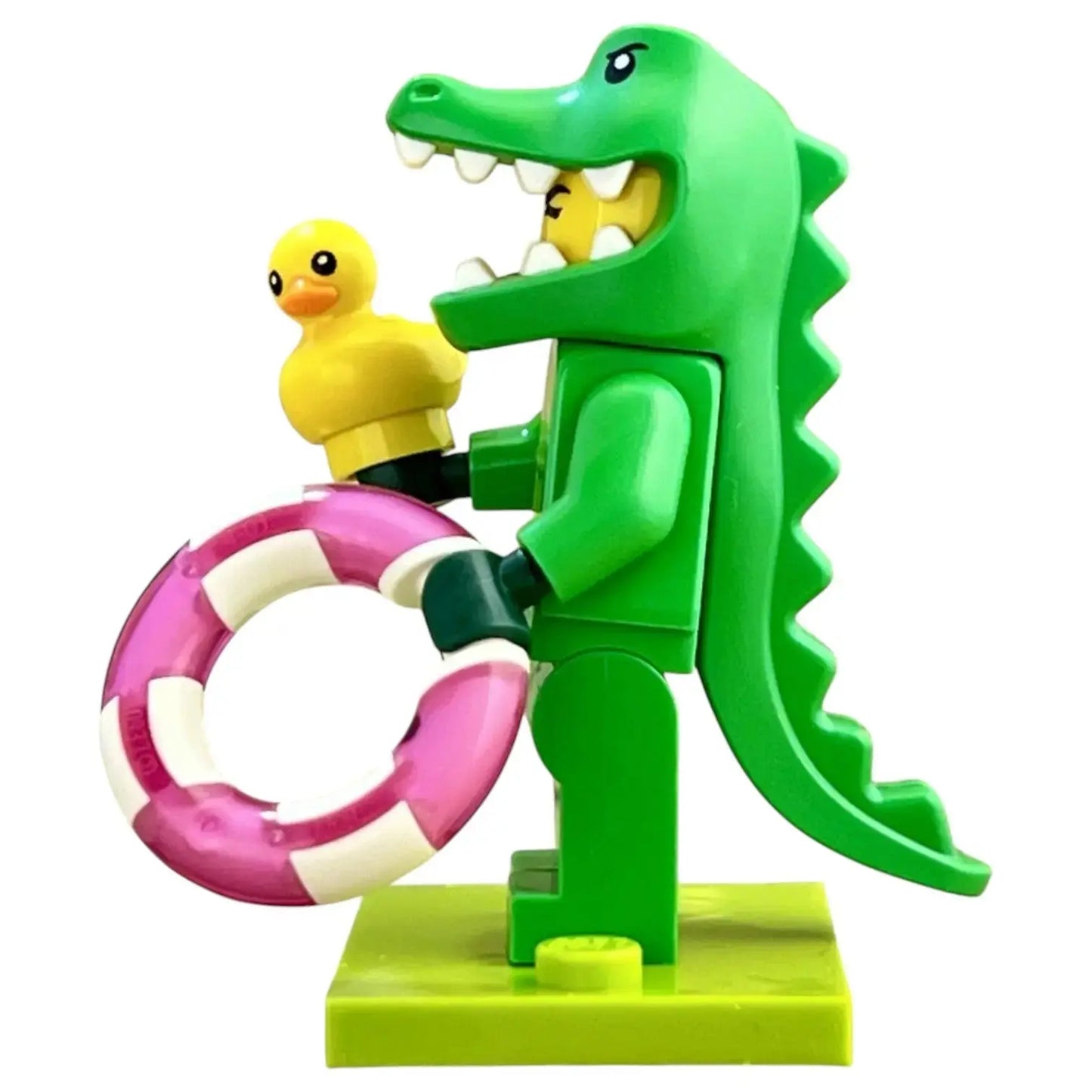 LEGO Minifigur Serie 28 Tiere Fan im Krokodilkostüm - col468 Spiele PIrat