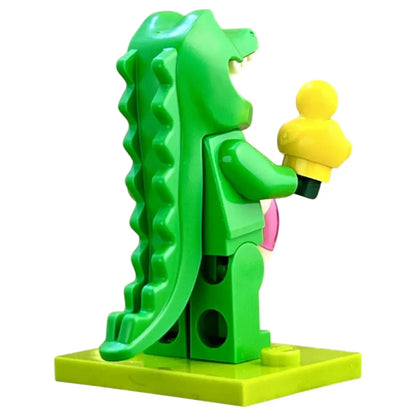 LEGO Minifigur Serie 28 Tiere Fan im Krokodilkostüm - col468 Spiele PIrat