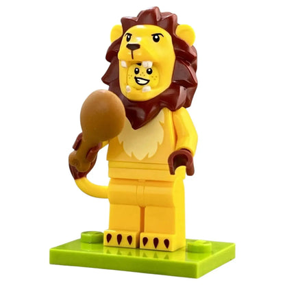 LEGO Minifigur Serie 28 Tiere Fan im Löwenkostüm - col471 Spiele PIrat