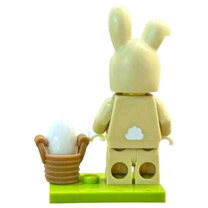 LEGO Minifigur Serie 28 Tiere Fan im Osterhasenkostüm - col472 Spiele PIrat