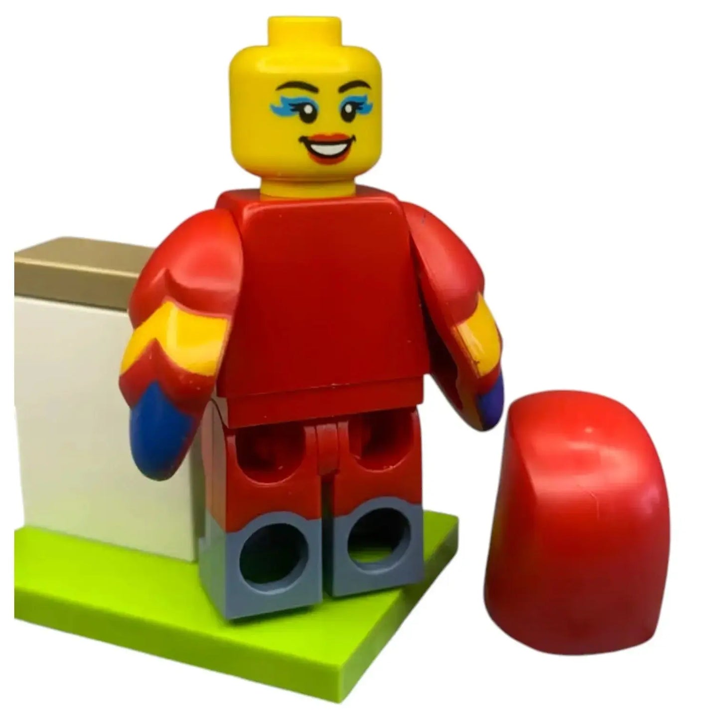 LEGO Minifigur Serie 28 Tiere Fan im Papageienkostüm - col472 Spiele PIrat