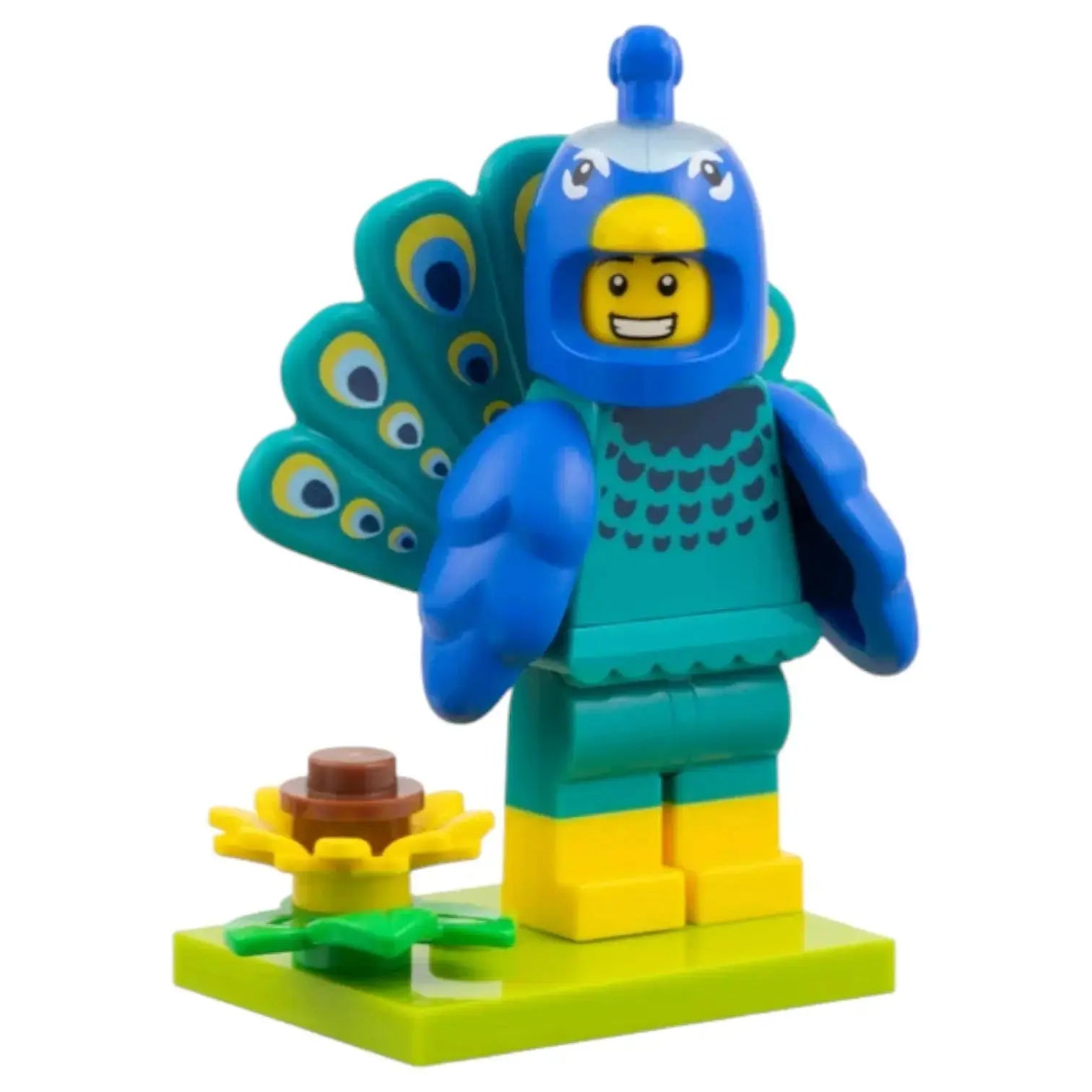LEGO Minifigur Serie 28 Tiere Fan im Pfauenkostüm - col461 Spiele PIrat