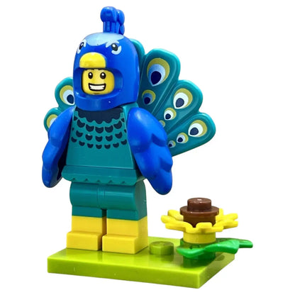 LEGO Minifigur Serie 28 Tiere Fan im Pfauenkostüm - col461 Spiele PIrat