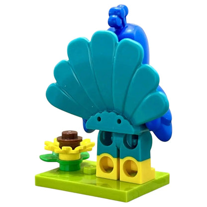LEGO Minifigur Serie 28 Tiere Fan im Pfauenkostüm - col461 Spiele PIrat