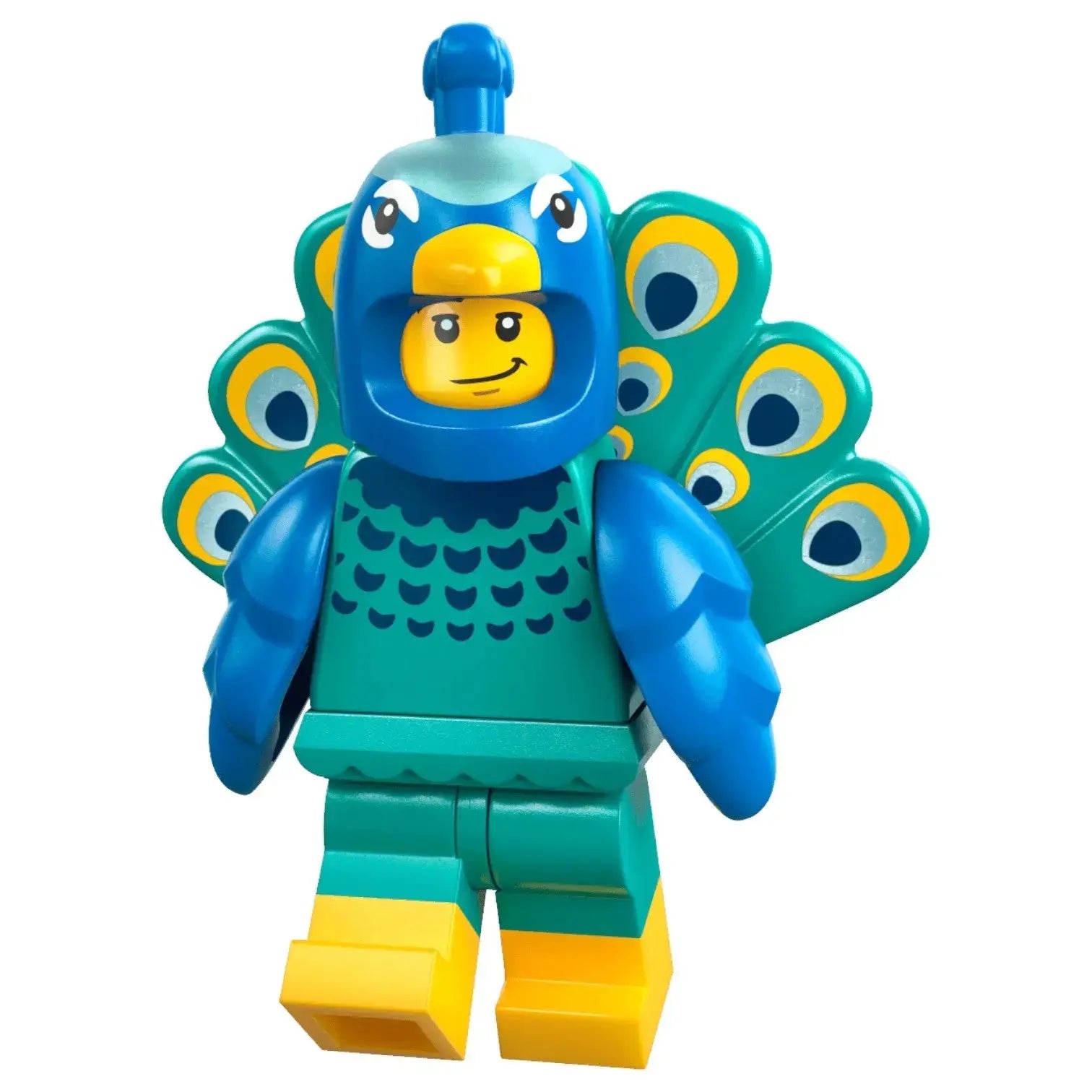LEGO Minifigur Serie 28 Tiere Fan im Pfauenkostüm - col461 Spiele PIrat