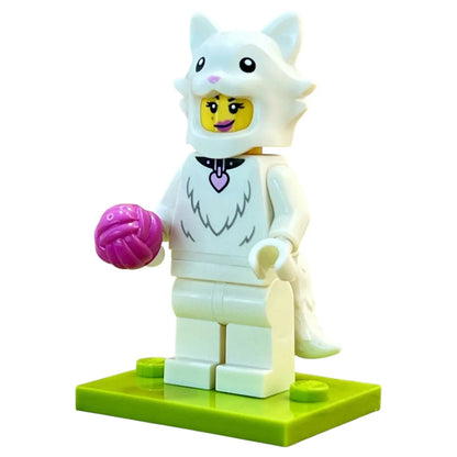 LEGO Minifigur Serie 28 Tiere Fan im flauschigen Katzenkostüm - col462 Spiele PIrat