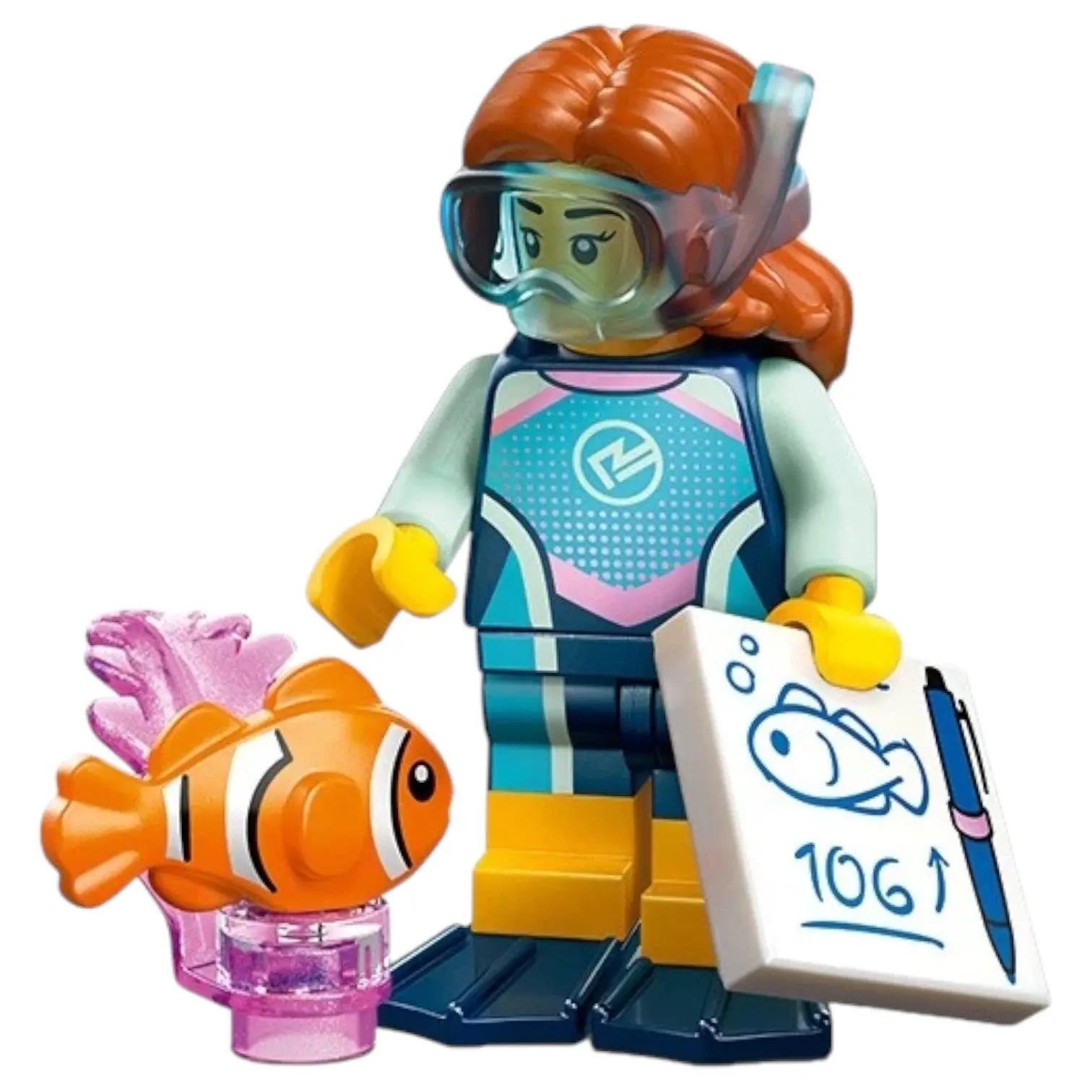 LEGO Minifigur Serie 29 Marine Biologist - col474 Spiele Pirat