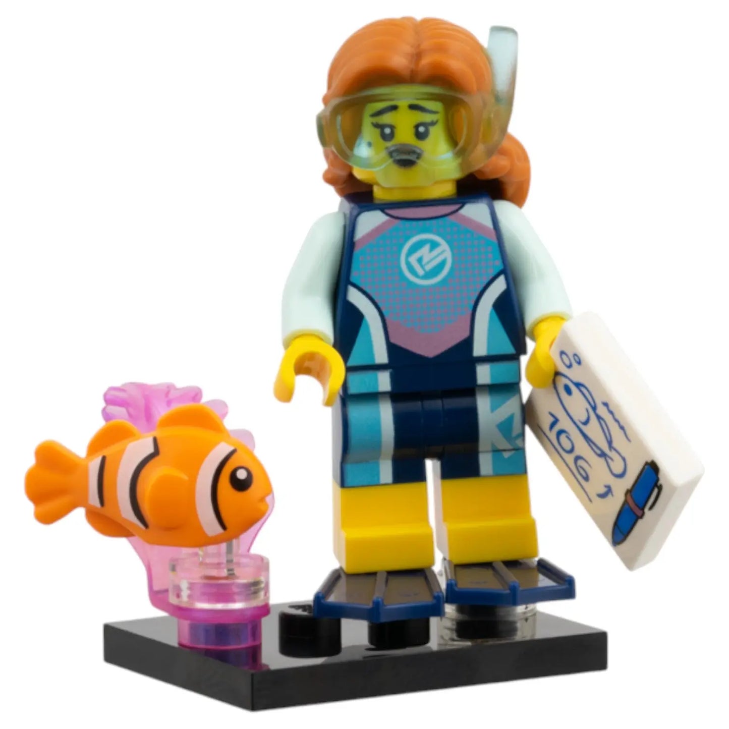 LEGO Minifigur Serie 29 Marine Biologist - col474 Spiele Pirat