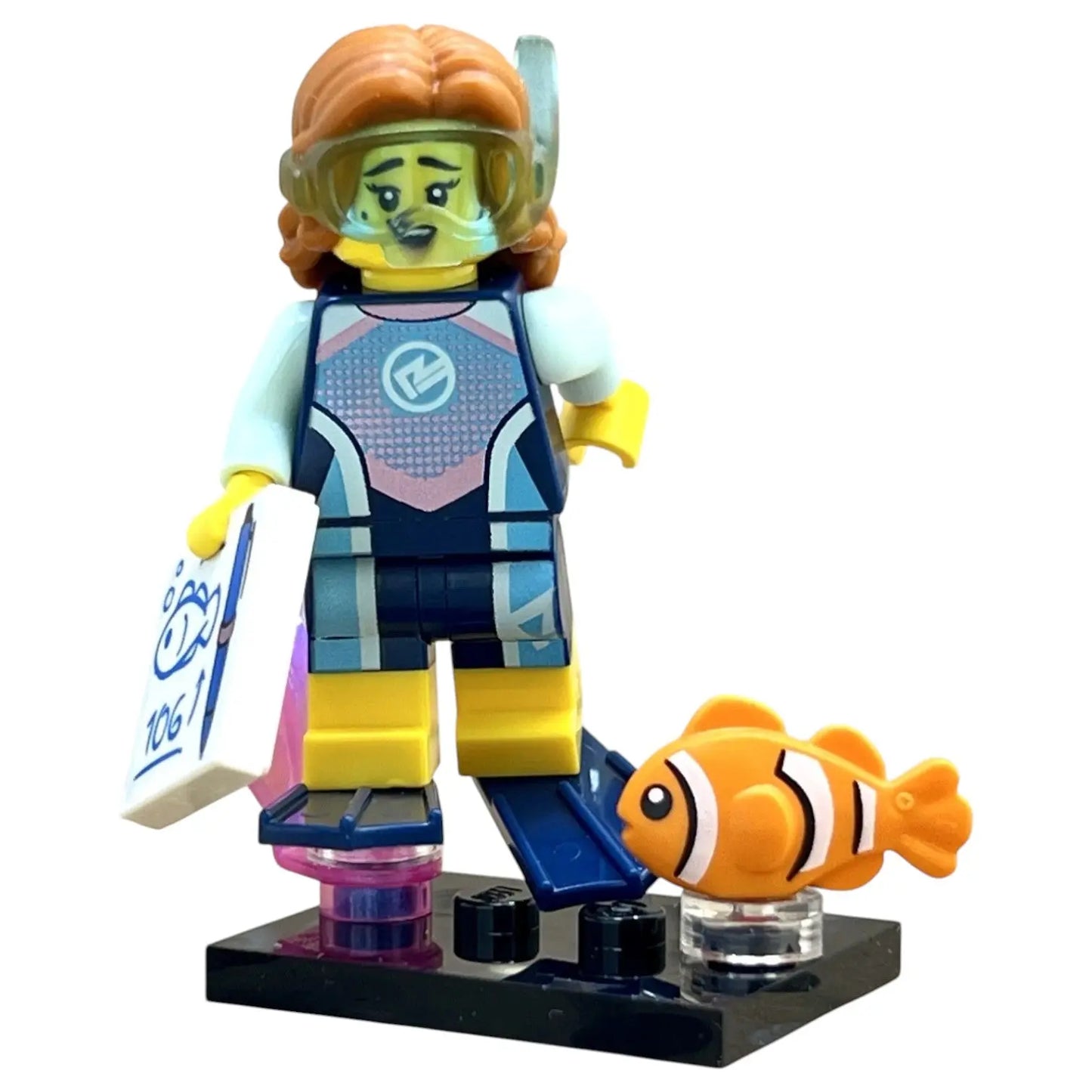 LEGO Minifigur Serie 29 Marine Biologist - col474 Spiele Pirat