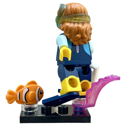 LEGO Minifigur Serie 29 Marine Biologist - col474 Spiele Pirat