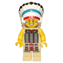 LEGO Minifigur Serie 3 Indianer Stammeshäuptling - col034 Spiele Pirat