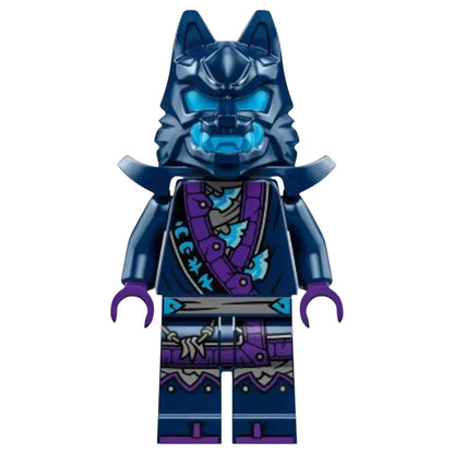 LEGO Ninjago Minifigur Wolf Mask Warrior mit Waffe - njo0851 Spiele Pirat