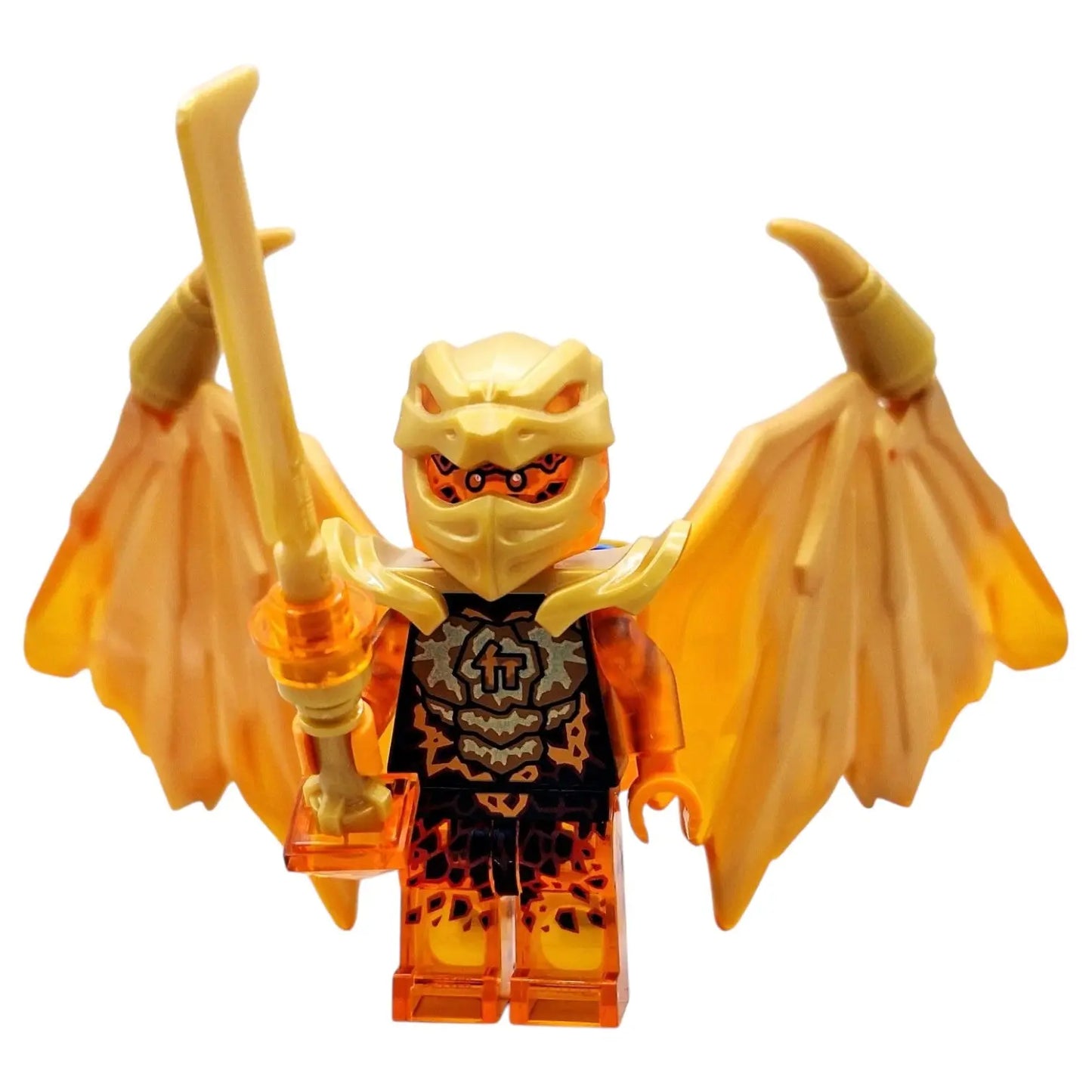 LEGO Ninjago Minifigur Cole Golden Drachenform mit Waffe - njo0781 Spiele Pirat