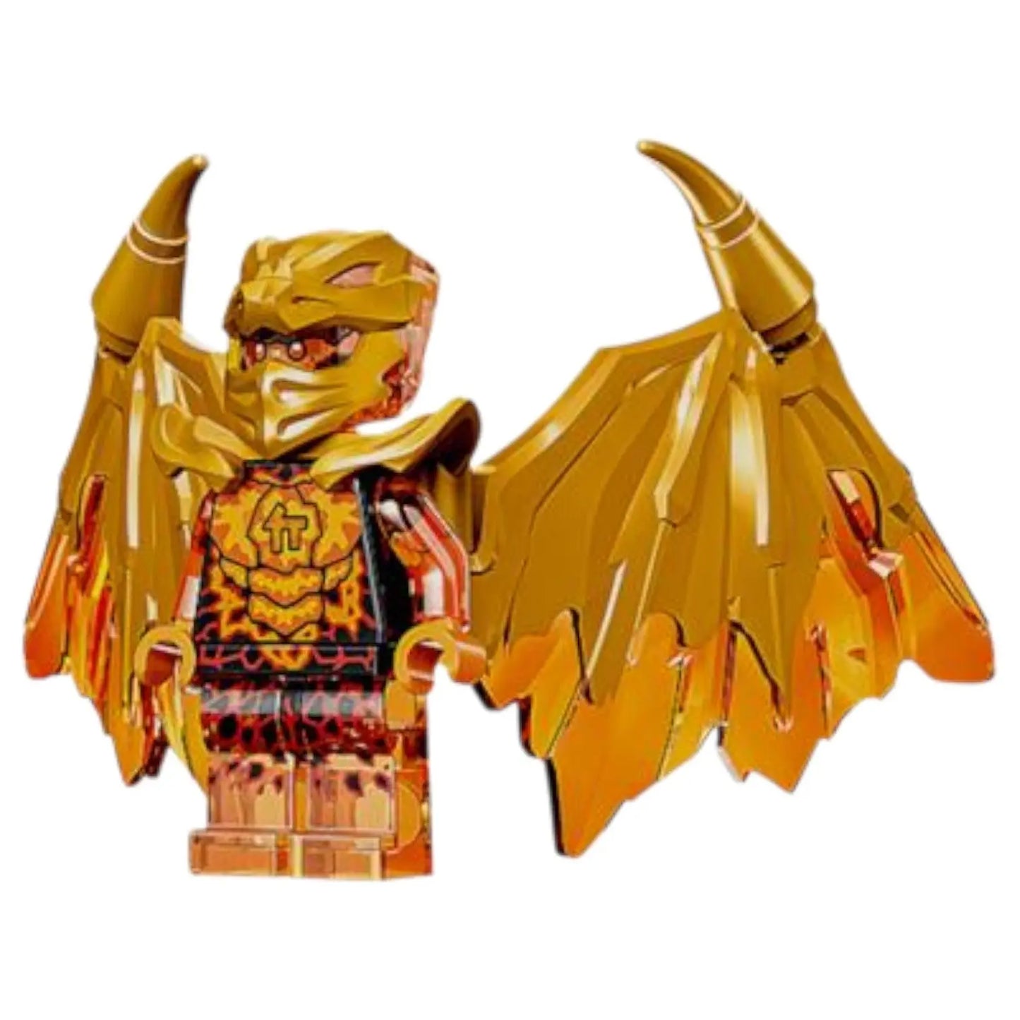 LEGO Ninjago Minifigur Cole Golden Drachenform mit Waffe - njo0781 Spiele Pirat