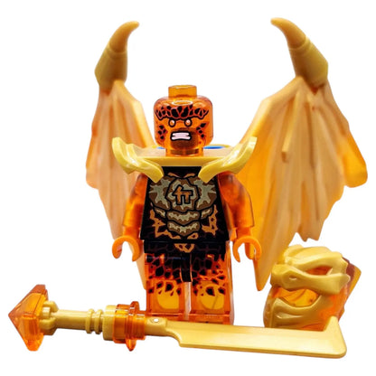 LEGO Ninjago Minifigur Cole Golden Drachenform mit Waffe - njo0781 Spiele Pirat