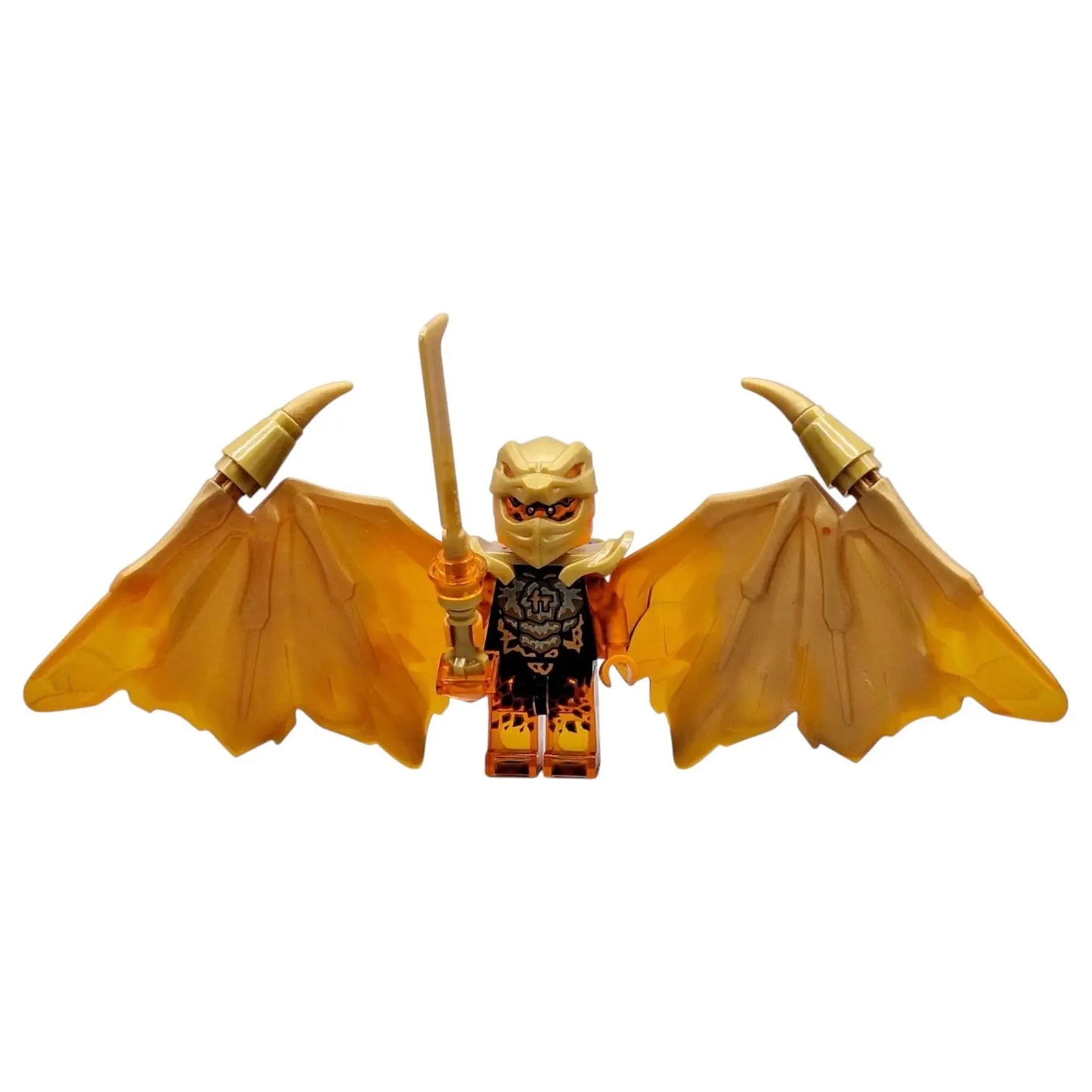 LEGO Ninjago Minifigur Cole Golden Drachenform mit Waffe - njo0781 Spiele Pirat