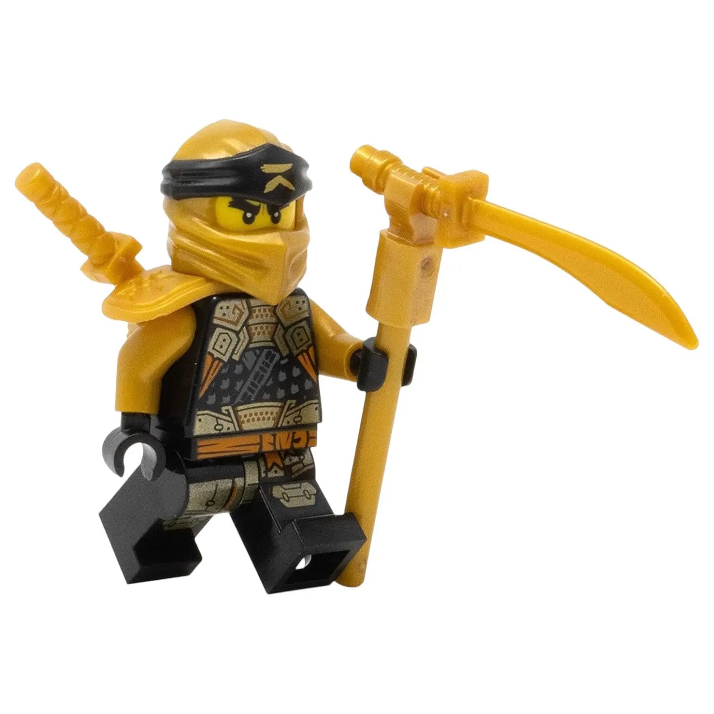 LEGO Ninjago Minifigur Cole Golden Ninja mit Waffe - njo0758 Spiele Pirat