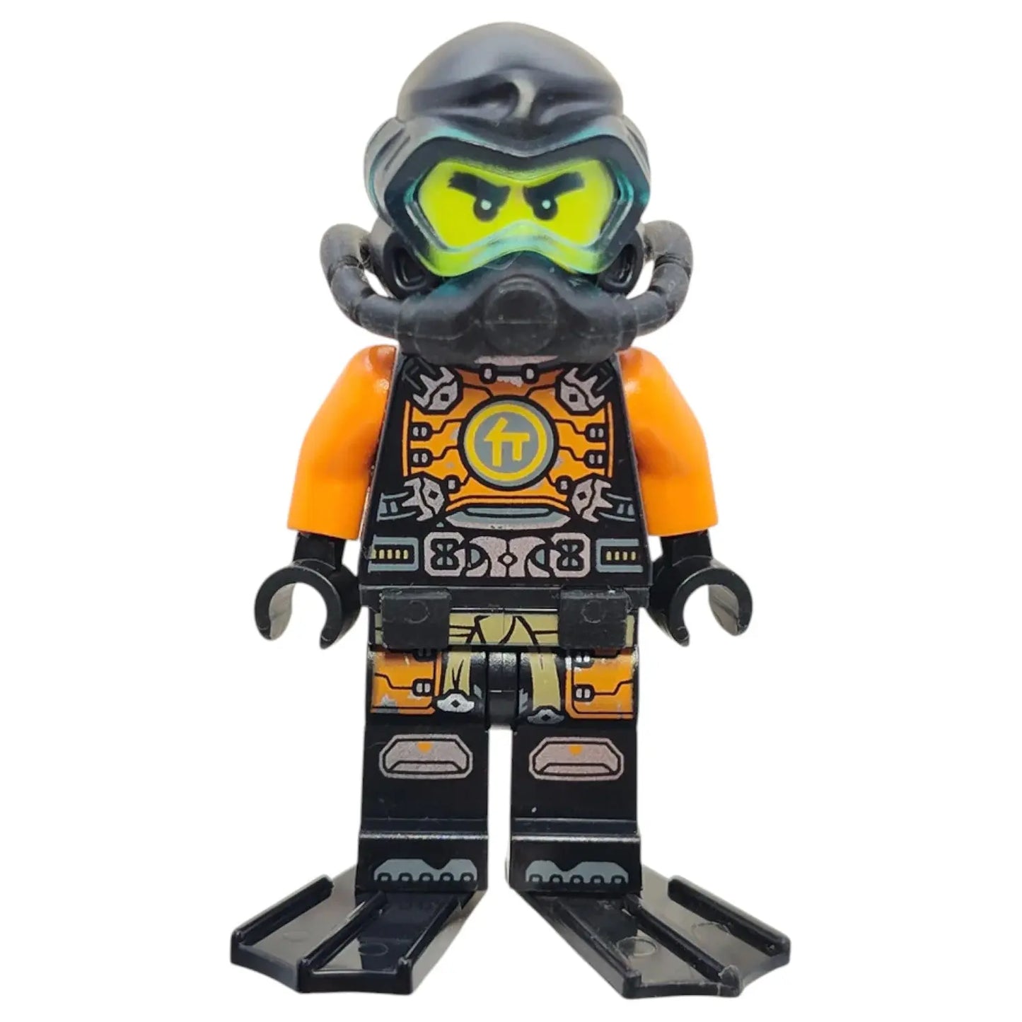 LEGO Ninjago Minifigur Cole Seabound Scuba Gear mit Waffe - njo0700 Spiele Pirat