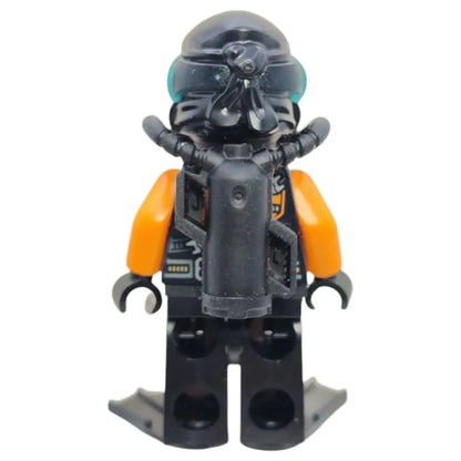 LEGO Ninjago Minifigur Cole Seabound Scuba Gear mit Waffe - njo0700 Spiele Pirat