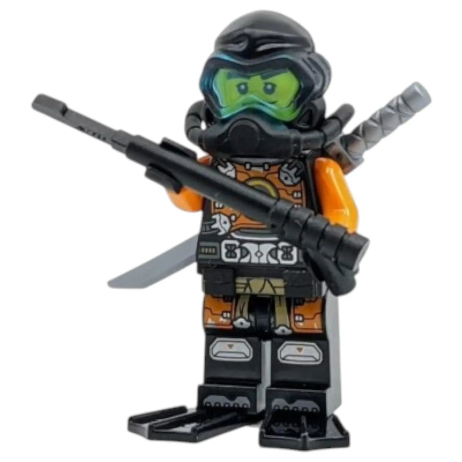 LEGO Ninjago Minifigur Cole Seabound Scuba Gear mit Waffe - njo0700 Spiele Pirat