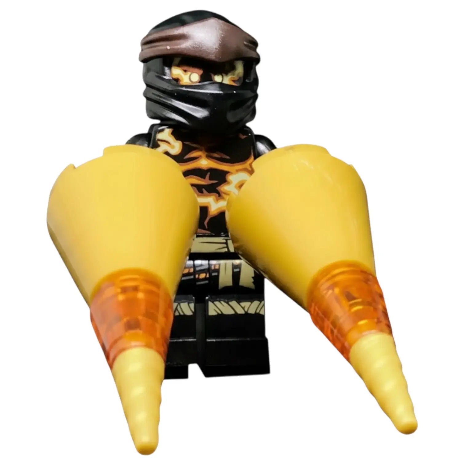 LEGO Ninjago Minifigur Cole Spinjitzu Burst mit Waffe - njo0612 Spiele Pirat