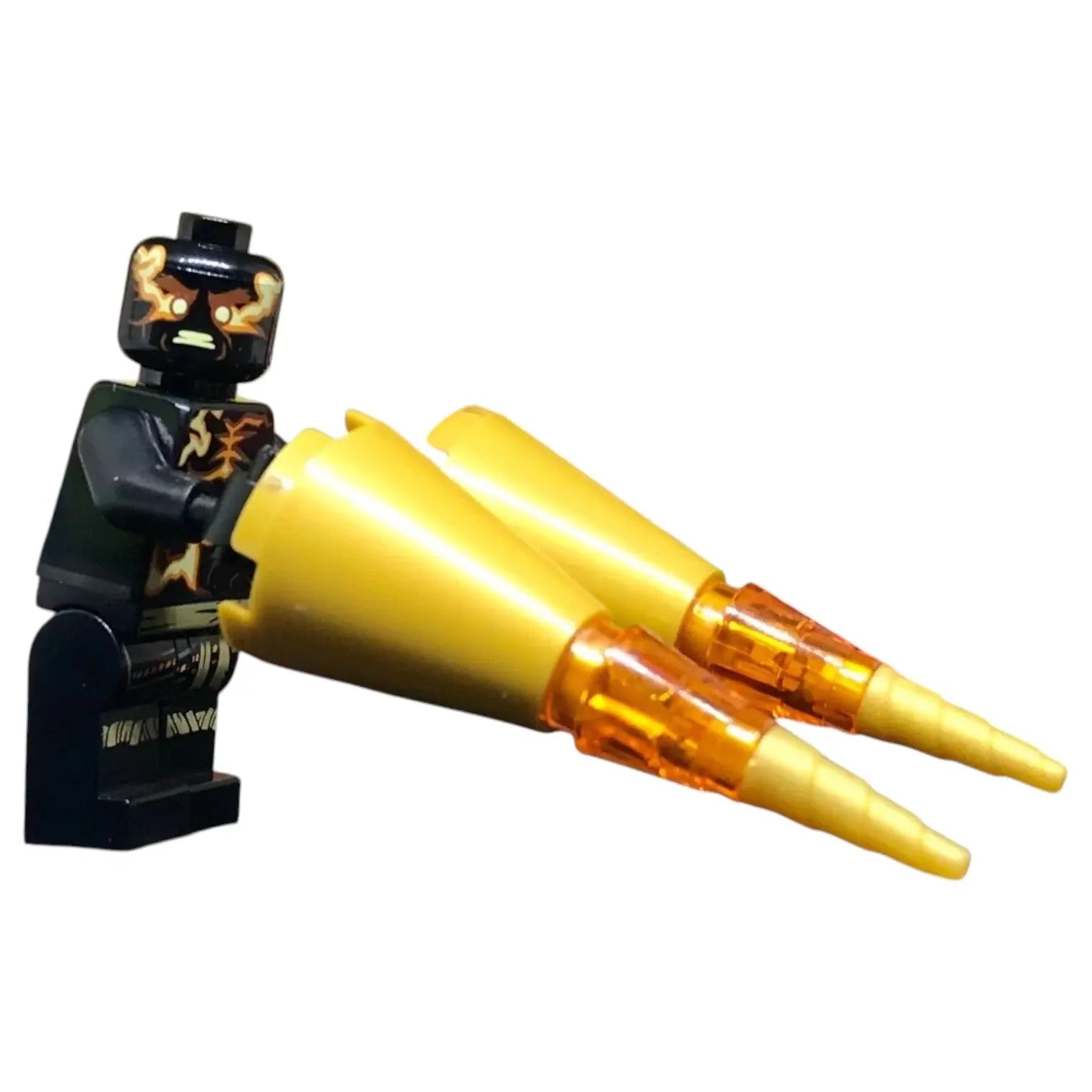 LEGO Ninjago Minifigur Cole Spinjitzu Burst mit Waffe - njo0612 Spiele Pirat