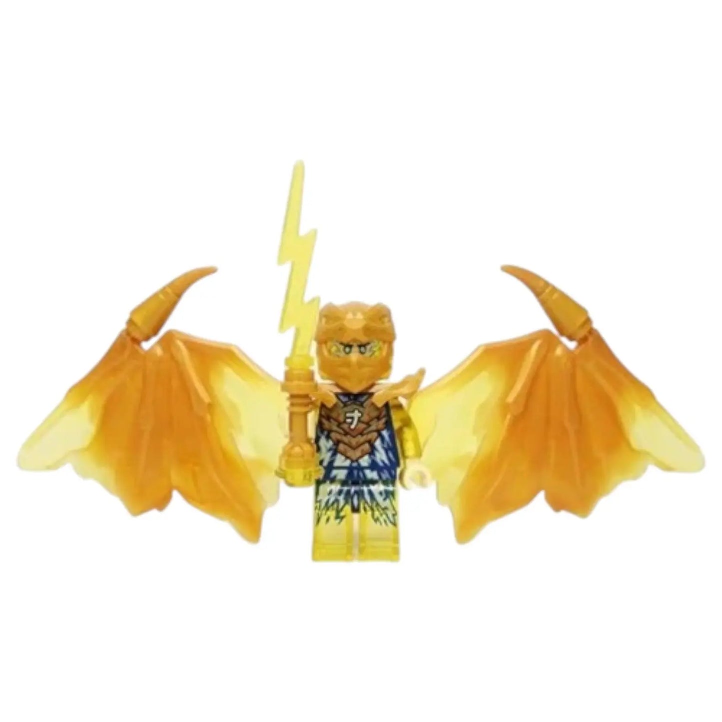 LEGO Ninjago Minifigur Jay Golden Drachenform mit Waffe - njo0755 Spiele Pirat