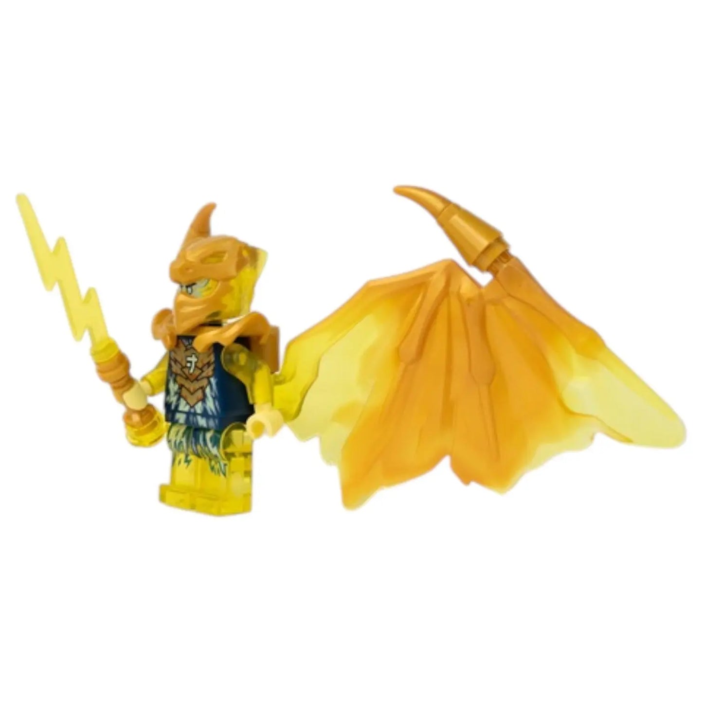 LEGO Ninjago Minifigur Jay Golden Drachenform mit Waffe - njo0755 Spiele Pirat