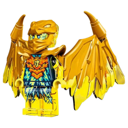 LEGO Ninjago Minifigur Jay Golden Drachenform mit Waffe - njo0755 Spiele Pirat