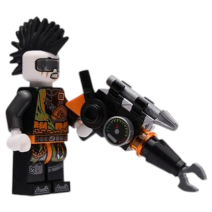 LEGO Ninjago Minifigur Jet Jack mit Waffe - njo0478 Spiele Pirat