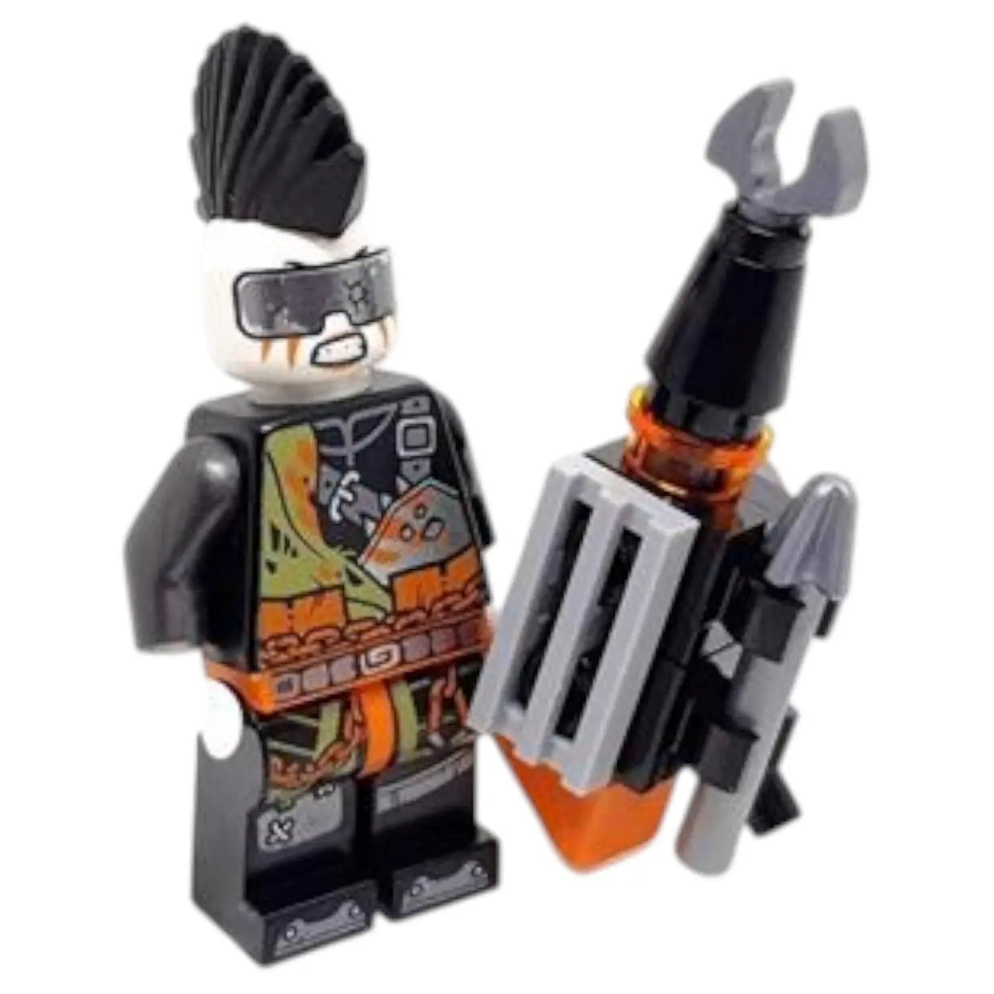 LEGO Ninjago Minifigur Jet Jack mit Waffe - njo0478 Spiele Pirat