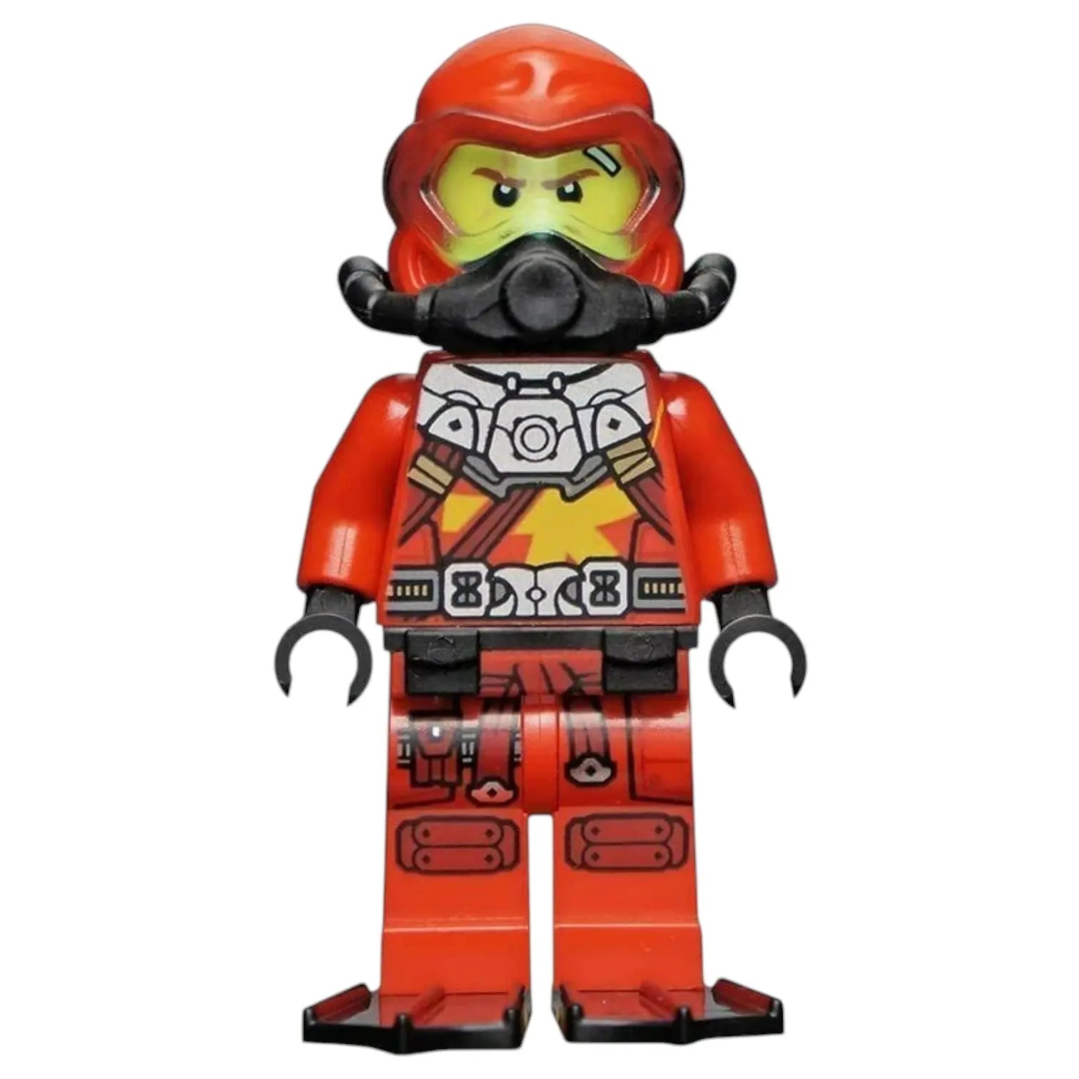 LEGO Ninjago Minifigur Kai Seabound Scuba Gear mit Waffe - njo0695 Spiele Pirat
