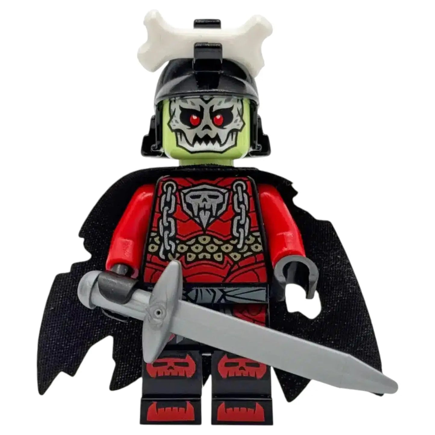 LEGO Ninjago Minifigur Knochen König - njo0889 Spiele Pirat
