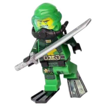 LEGO Ninjago Minifigur Lloyd Seabound Scuba Gear mit Waffe - njo0702 Spiele Pirat