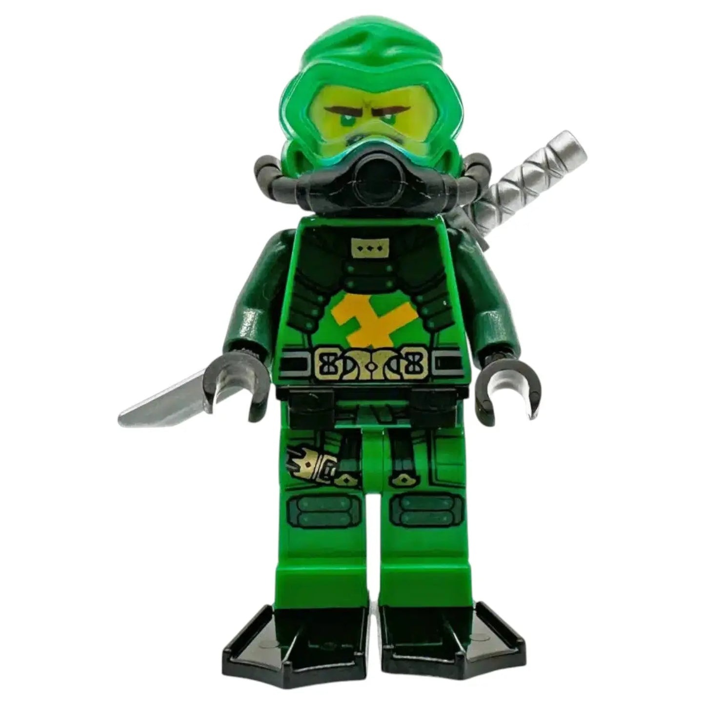 LEGO Ninjago Minifigur Lloyd Seabound Scuba Gear mit Waffe - njo0702 Spiele Pirat