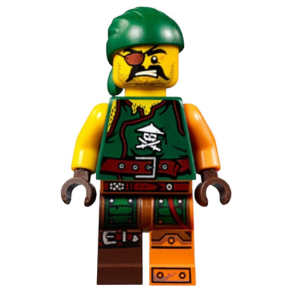 LEGO Ninjago Minifigur Pirat Sqiffy - njo0203