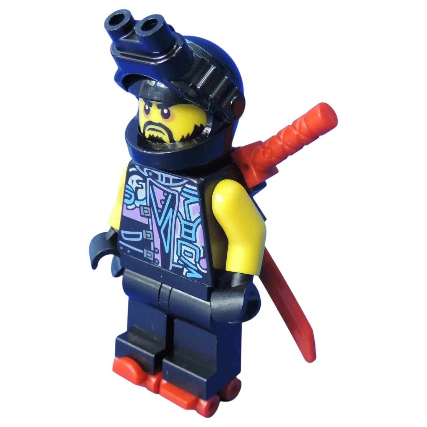 LEGO Ninjago Minifigur Scooter mit Waffe - njo0431 Spiele Pirat