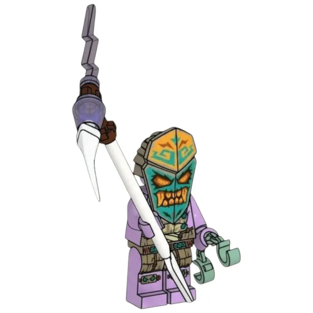LEGO Ninjago Minifigur Thunder Keeper mit Waffen - njo0686 Spiele Pirat