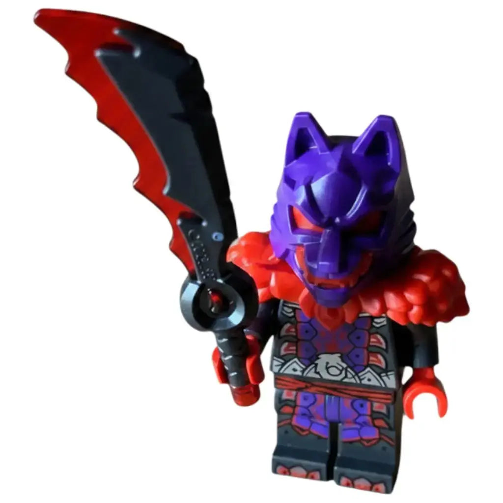 LEGO Ninjago Minifigur Wolf Mask General mit Waffe - njo0916 Spiele Pirat